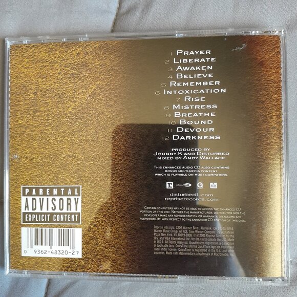 Disturbed - Believe (CD 2002) Nu Metal Rock - Picture 2 of 4